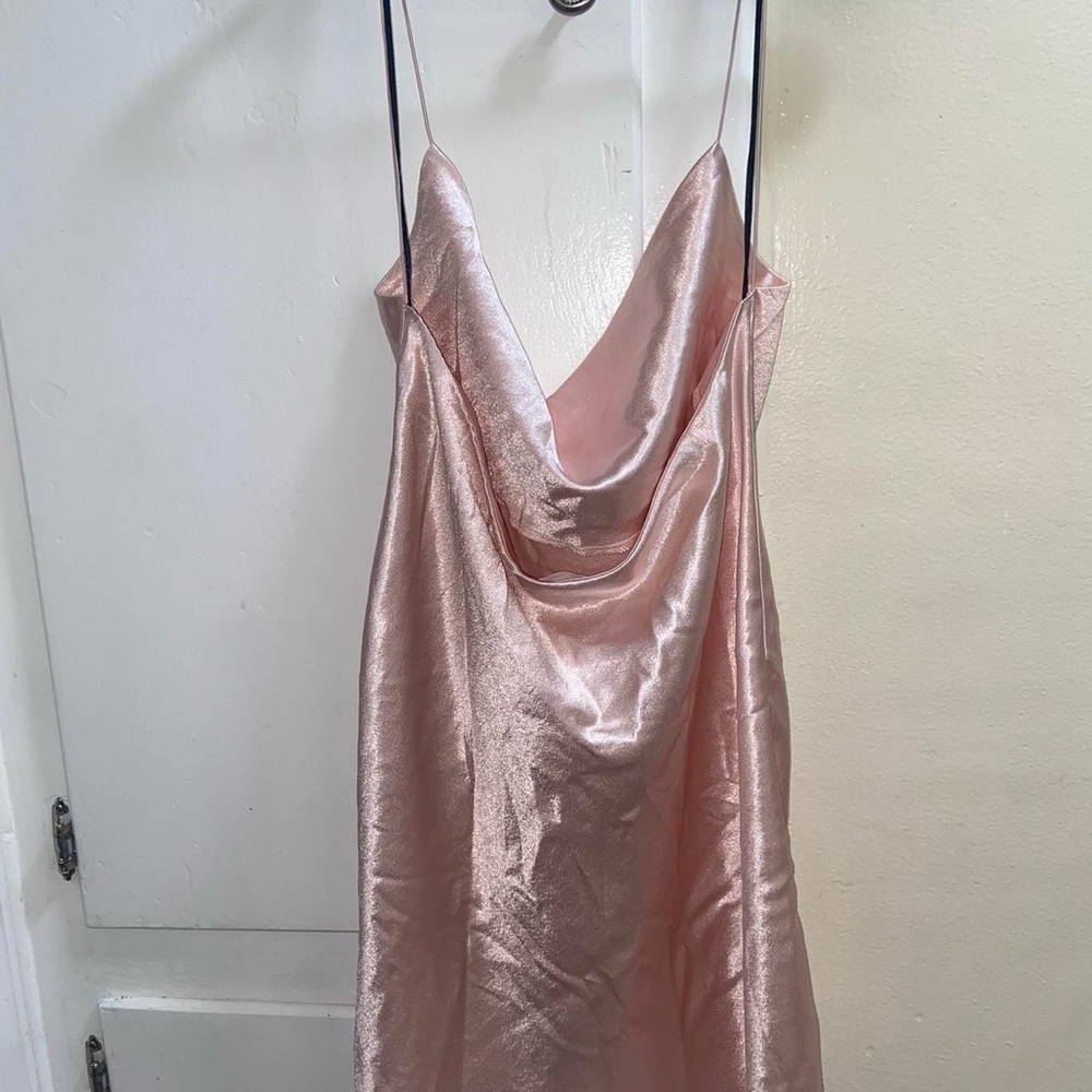Silky Pink Dress - Picture 5 of 7